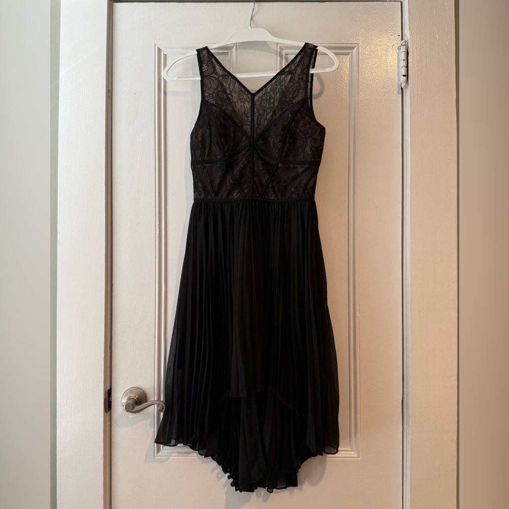 BCBG Black Lace Detail Dress